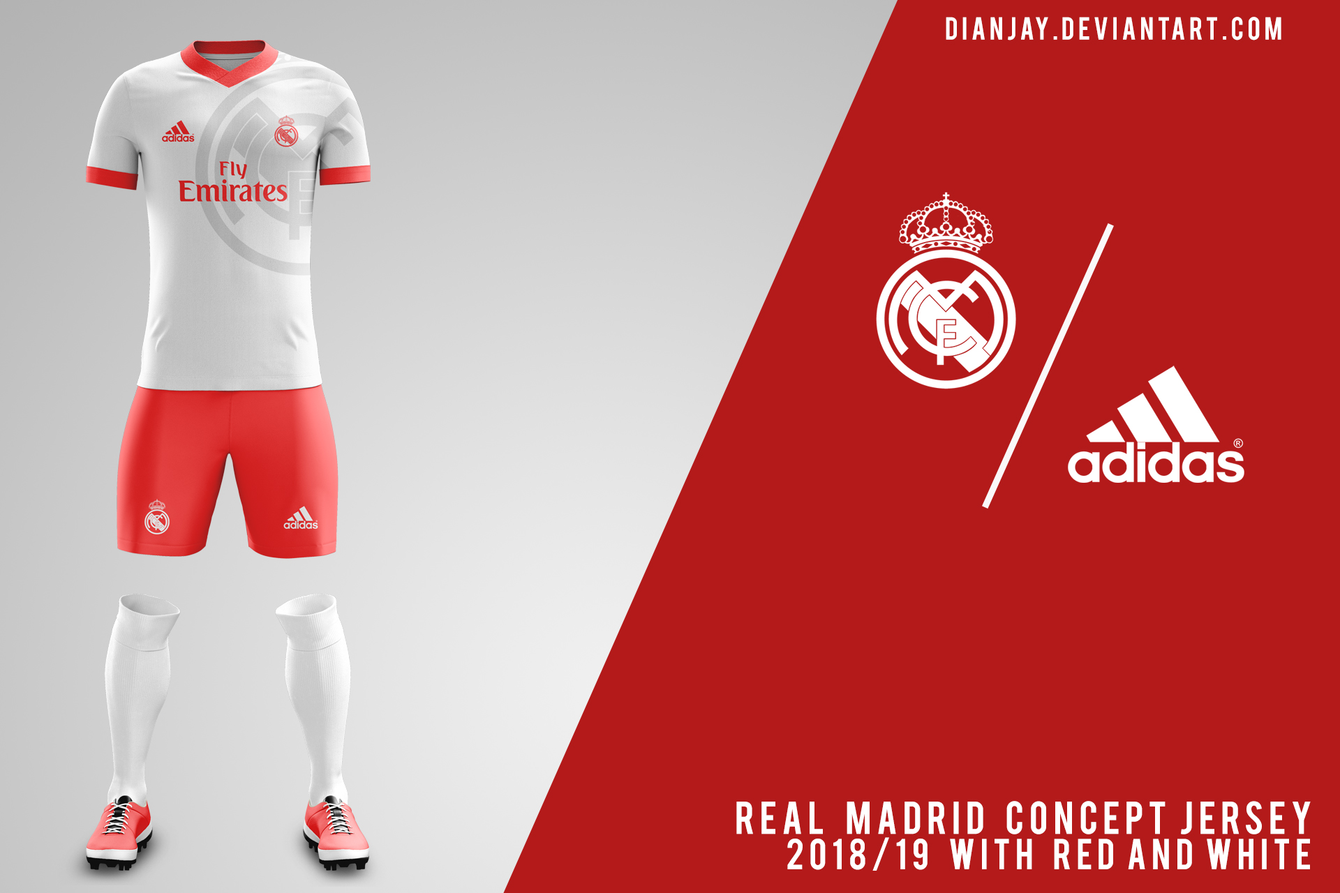 Real Madrid 2018/19 Jersey Concept (NEW) by dianjay on ...