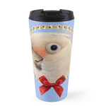 Goffin Tanimbar Corella Cockatoo Realistic Travel Mug