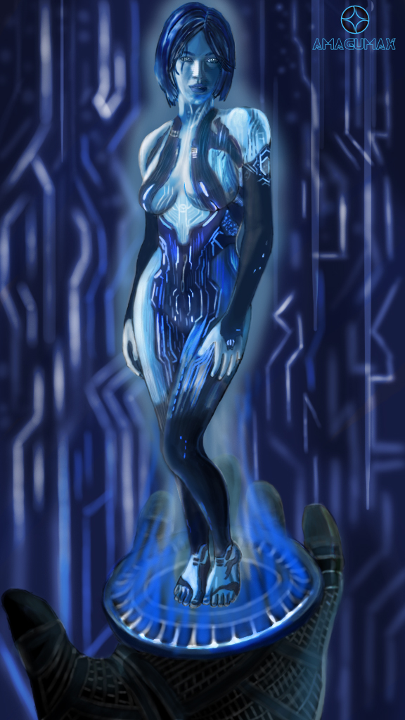 Cortana (Halo 2) by HaloMika on DeviantArt