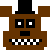 Freddy Fazbear Head pixel icon