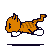 camoflage cat on da run emoji