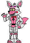 Fnaf sister location Funtime foxy ~ page doll by Laukku2000