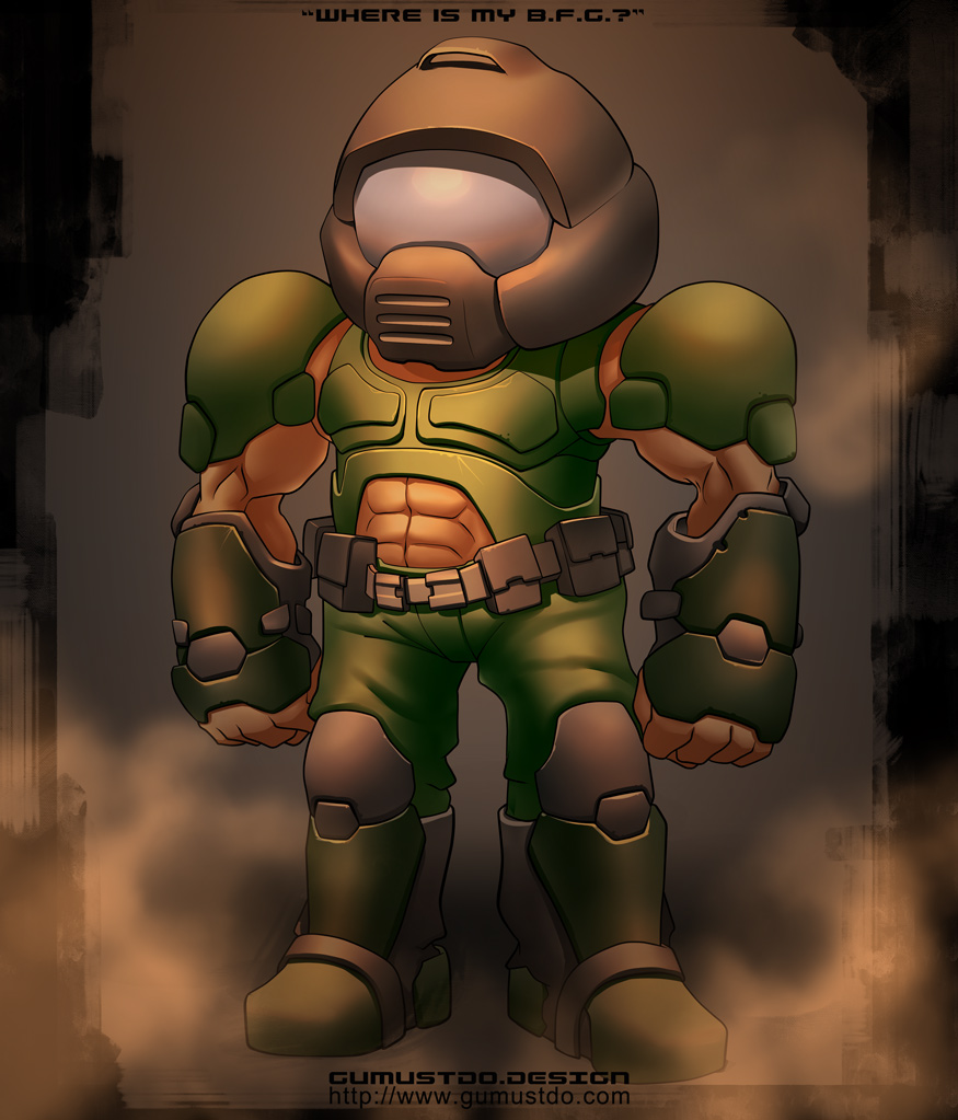 Doom Guy By Gumustdo On Deviantart