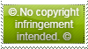 No Copyright Infringement Stamp by CCB-18