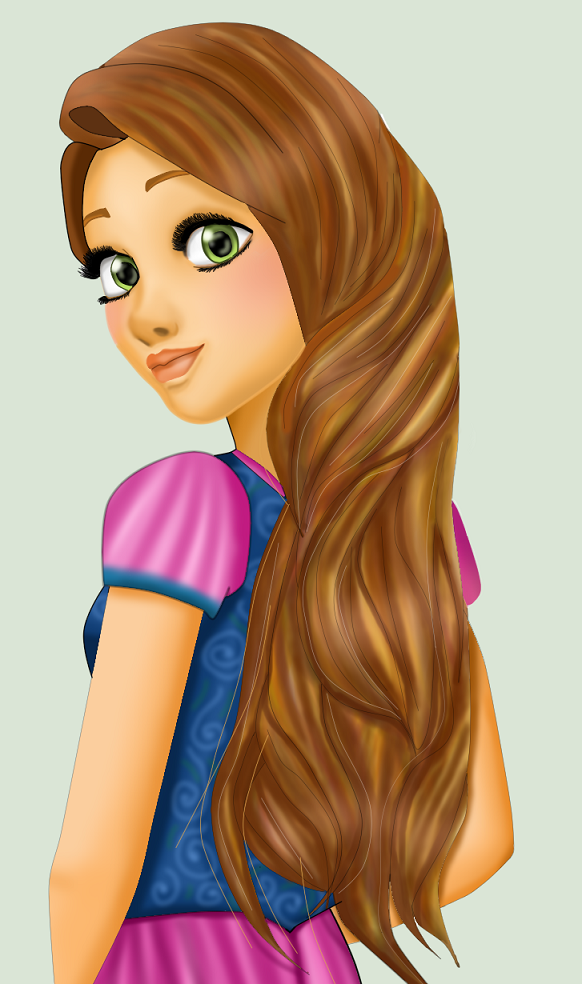 Rapunzel Brown hair by Eros-lanson on DeviantArt