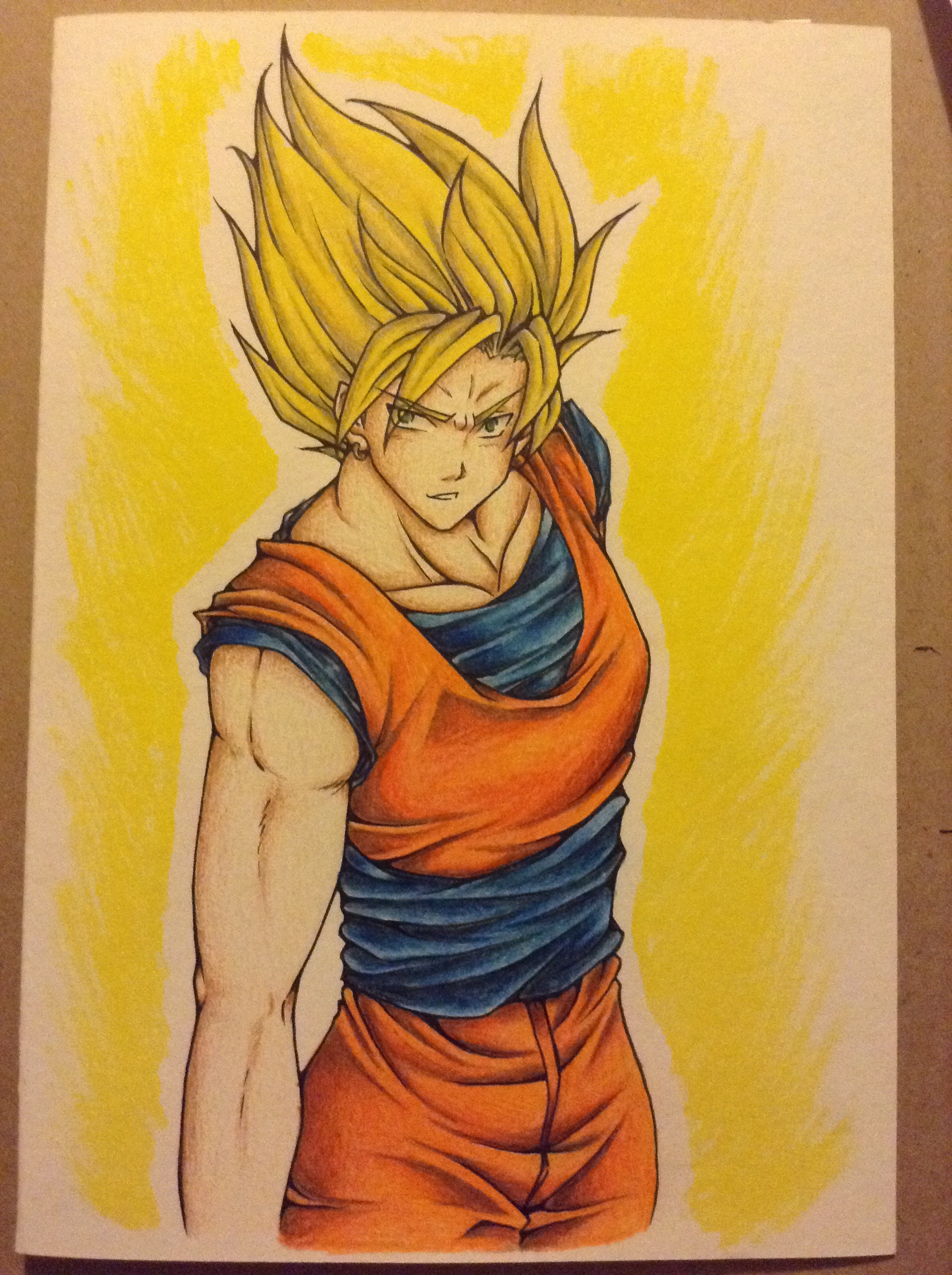Goku - Dad's Birthday Card by MionOfDeath on DeviantArt