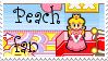Peach fan stamp by Names-Tailz