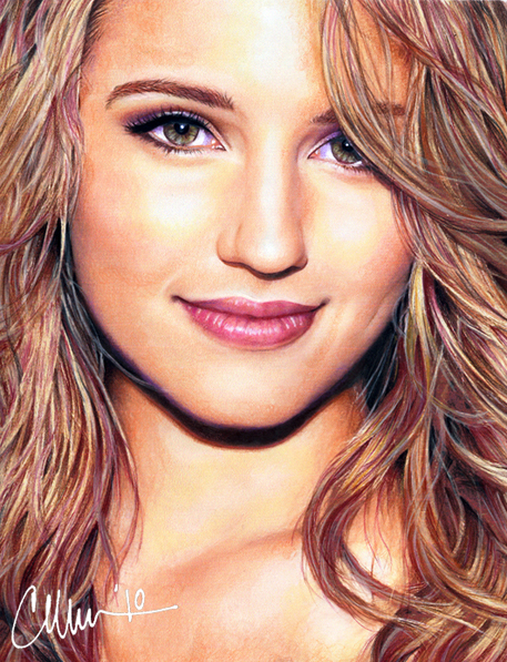 Dianna Agron - drawing by Live4ArtInLA