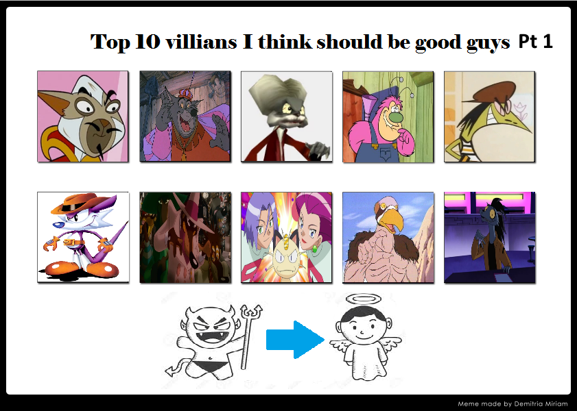 Top 10 Villains That I should Think Be Reformed 1 by Julayla64 on ...
