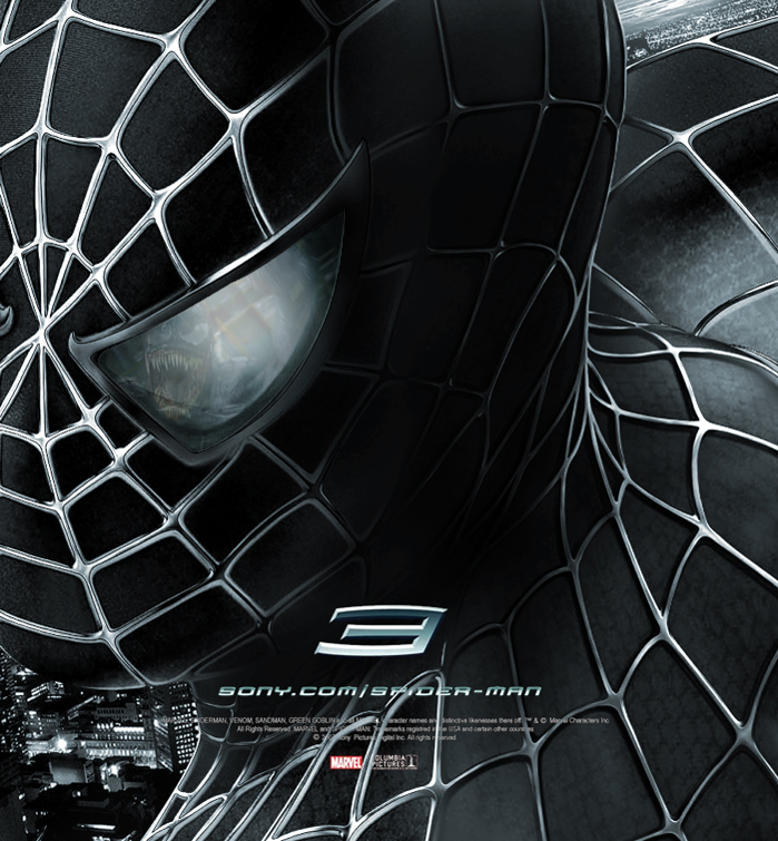Download Black Suit Spider Man 3 Poster Pics