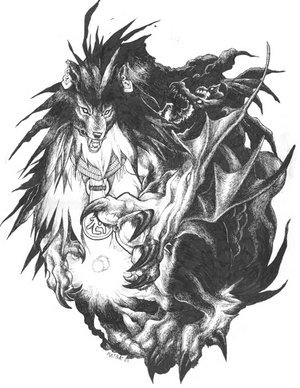 wolf demon by Deathman1624 on DeviantArt
