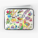Easter egg party laptop sleeve