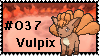 Pokemon X/Y Stamp: Vulpix by FableDreams