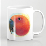 Eclectus Parrot Realistic Painting Mug