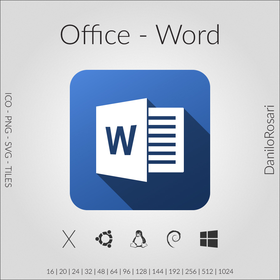 Office (Word) - Icon Pack by DaniloRosari on DeviantArt