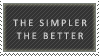 the simpler the better by simplicity-fan