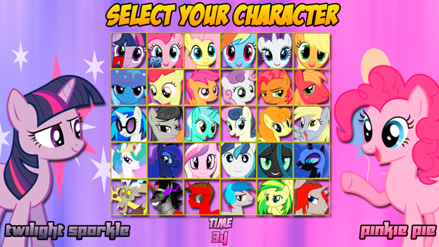 My Little Pony Fighting Game Character Quotes 1 by Count-Author on ...