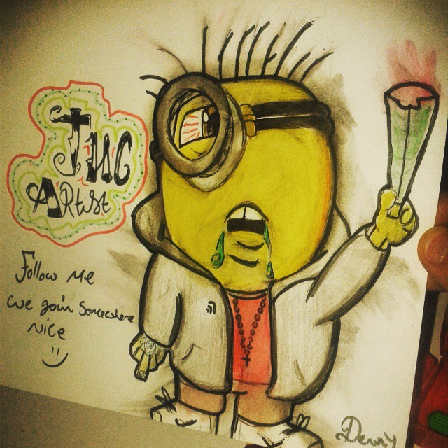  minions  smoke weed  by thcartist on DeviantArt