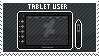 Tablet User | Stamp by 0378470