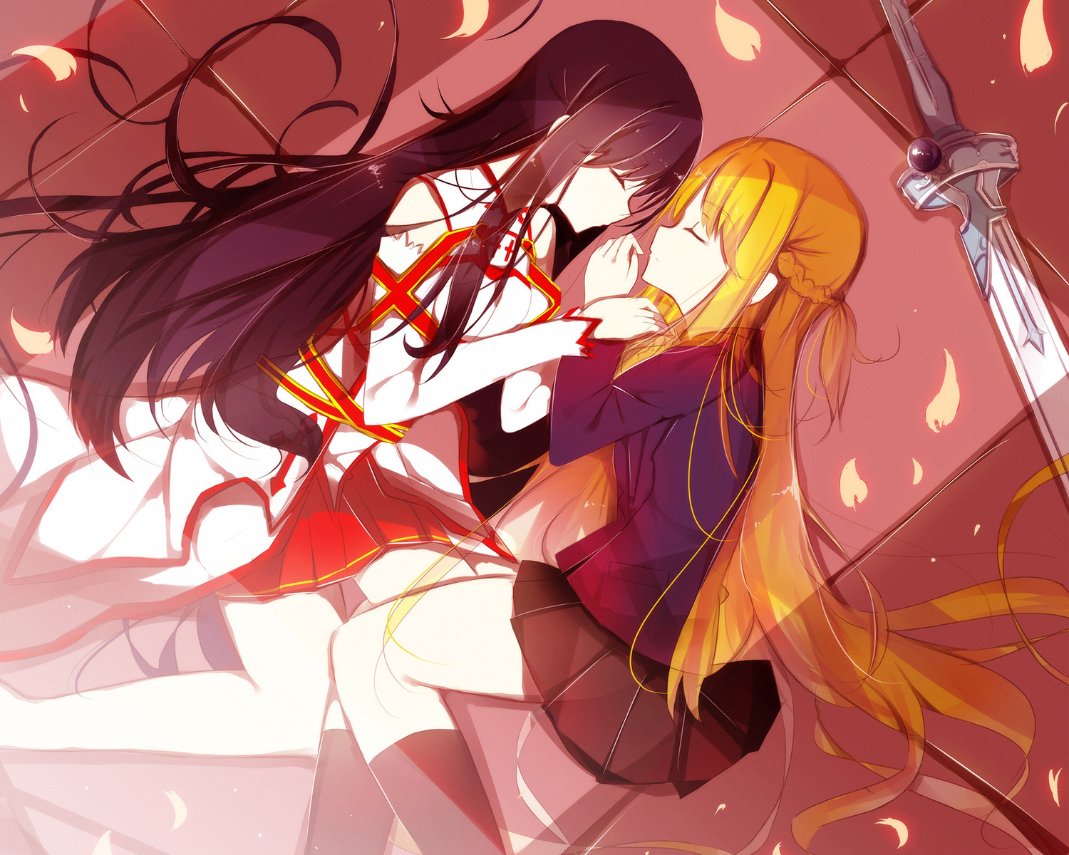 Asuna And Kuroyukihime by AsunaX-EKirito on DeviantArt