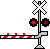 Railroad Crossing Gate Emoticon RW