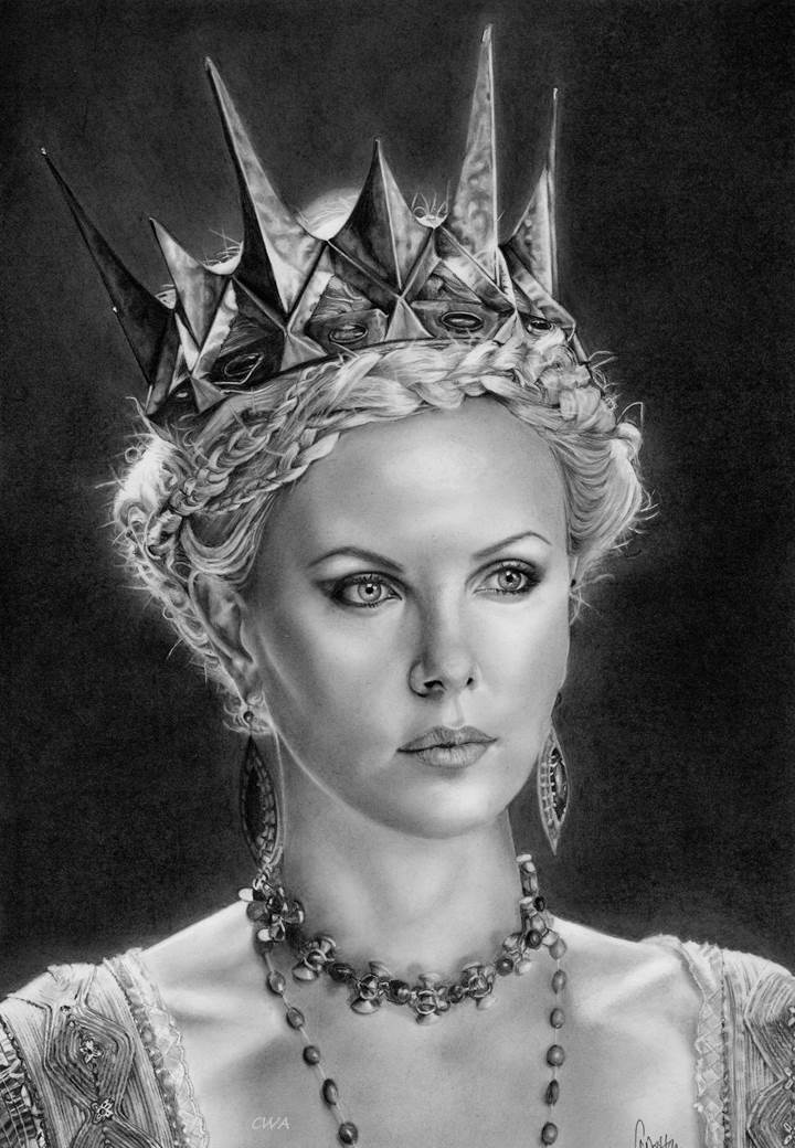 Charlize Theron by ChrisWoottonArt