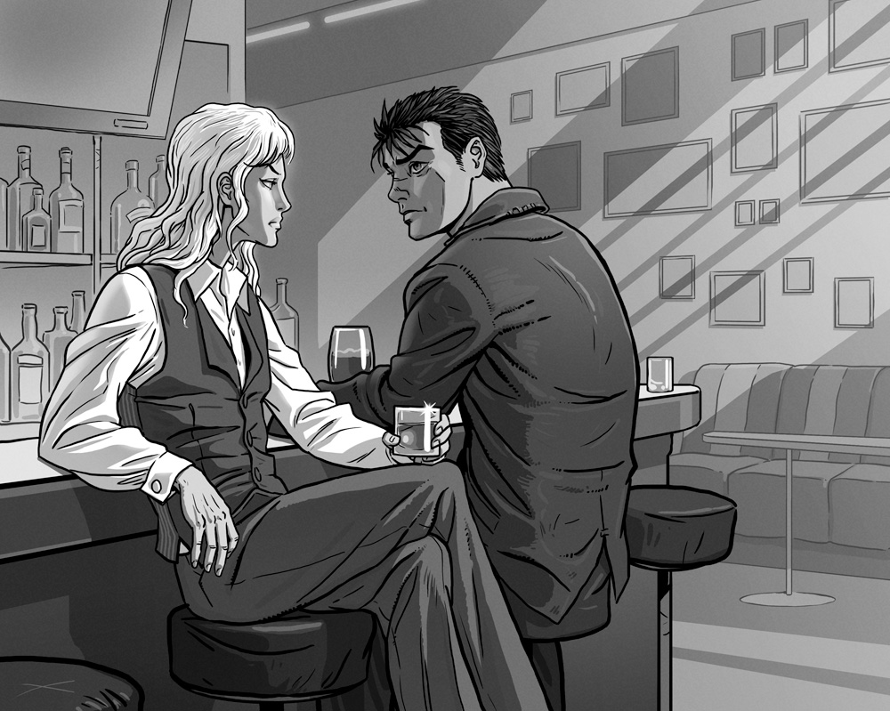griffith_and_guts_in_the_bar_by_lipatov-
