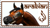 Arabian Horse Stamp by WildSpiritWolf