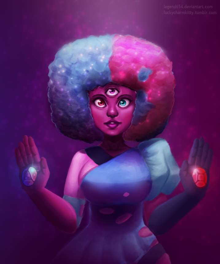 Watch the speed paint here ----->  Speed Paint WOOHOOO!!! Cotton Candy mom. God I love Garnet's design in that episode I'm taking a break from drawing my Undertale stuff (I'm having a hard ...