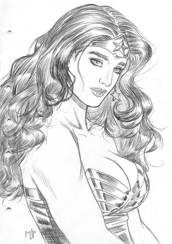 Wonder Woman Portrait by mikepacker