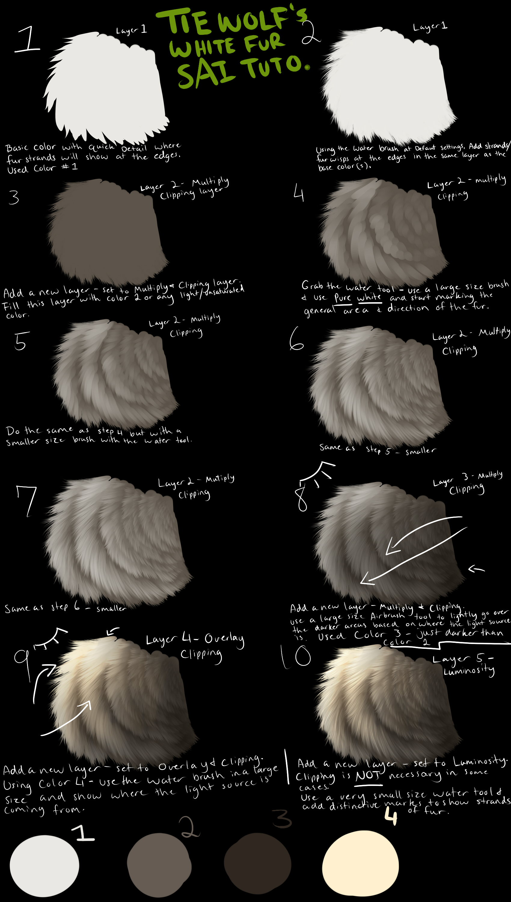  Drawing Fur And Coloring Paint Tool Sai The Expert