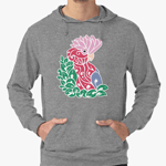 Galah cockatoo tribal tattoo rose-breasted parrot hoodie