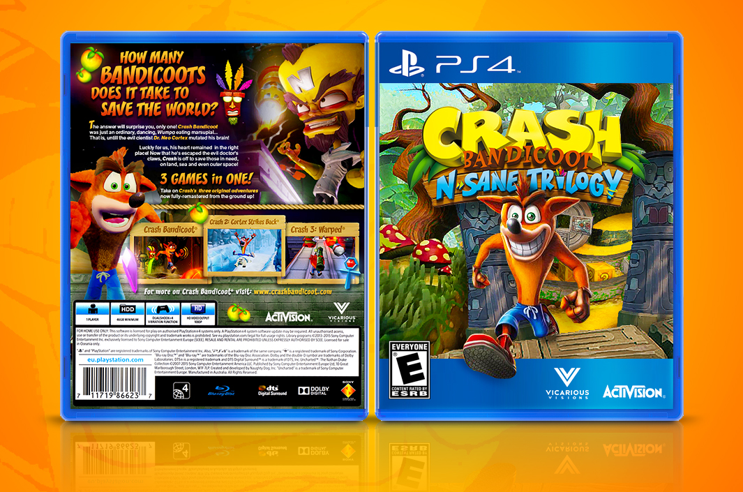 PS4 Crash Bandicoot covers ile ilgili görsel sonucu