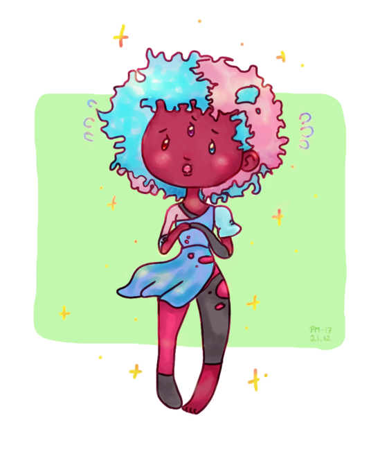 My first painting on Firealpaca. I used my mouse :'D Garnet on Steven universe