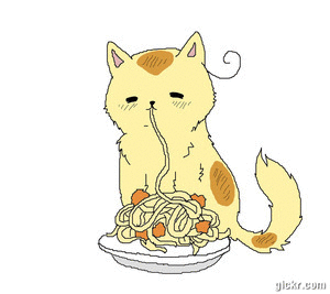 Humeur en gif - Page 5 Italy_cat_nomming_pasta_gif_by_hannahmeyers-d4fuwts