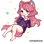 pixel comm for kosmickittyx by Sopheirion