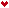 Heart - dark  red  F2U pixel dot