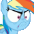 Rainbow Dash - DO I LOOK ANGRY?! [Free Icon]