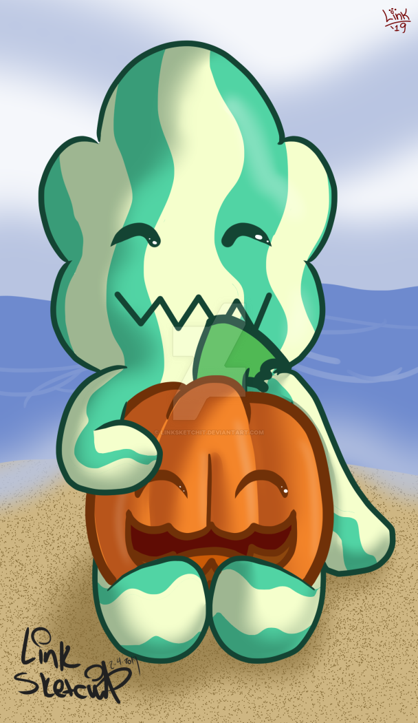 A cute drawing I did of Watermelon Steven and Pumpkin hanging out together. I added this drawing to my teepublic shop without the background in case you're looking something cute to get for yoursel...