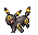 Running Umbreon by g-a-I-a-x-y