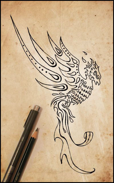 phoenix tattoo design by johngiannis27 on DeviantArt