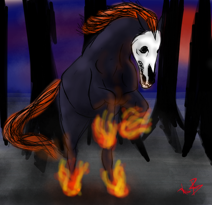 hellhorse redraw by Bountywolf on DeviantArt