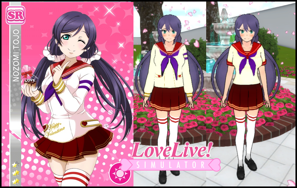 Yandere Simulator Love Live Nozomi Skin 3 By Fade To Red On Deviantart