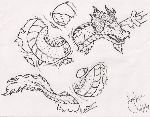 Dragon Tattoo by dumbblonde-lms2002 on DeviantArt