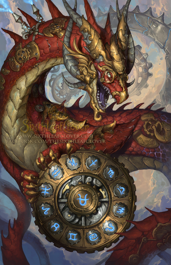 2015 Zodiac Dragons Ophiuchus by The-SixthLeafClover