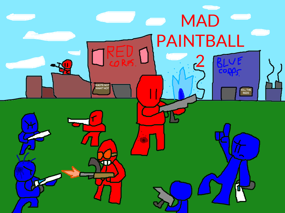 Roblox mad paintball 2 video