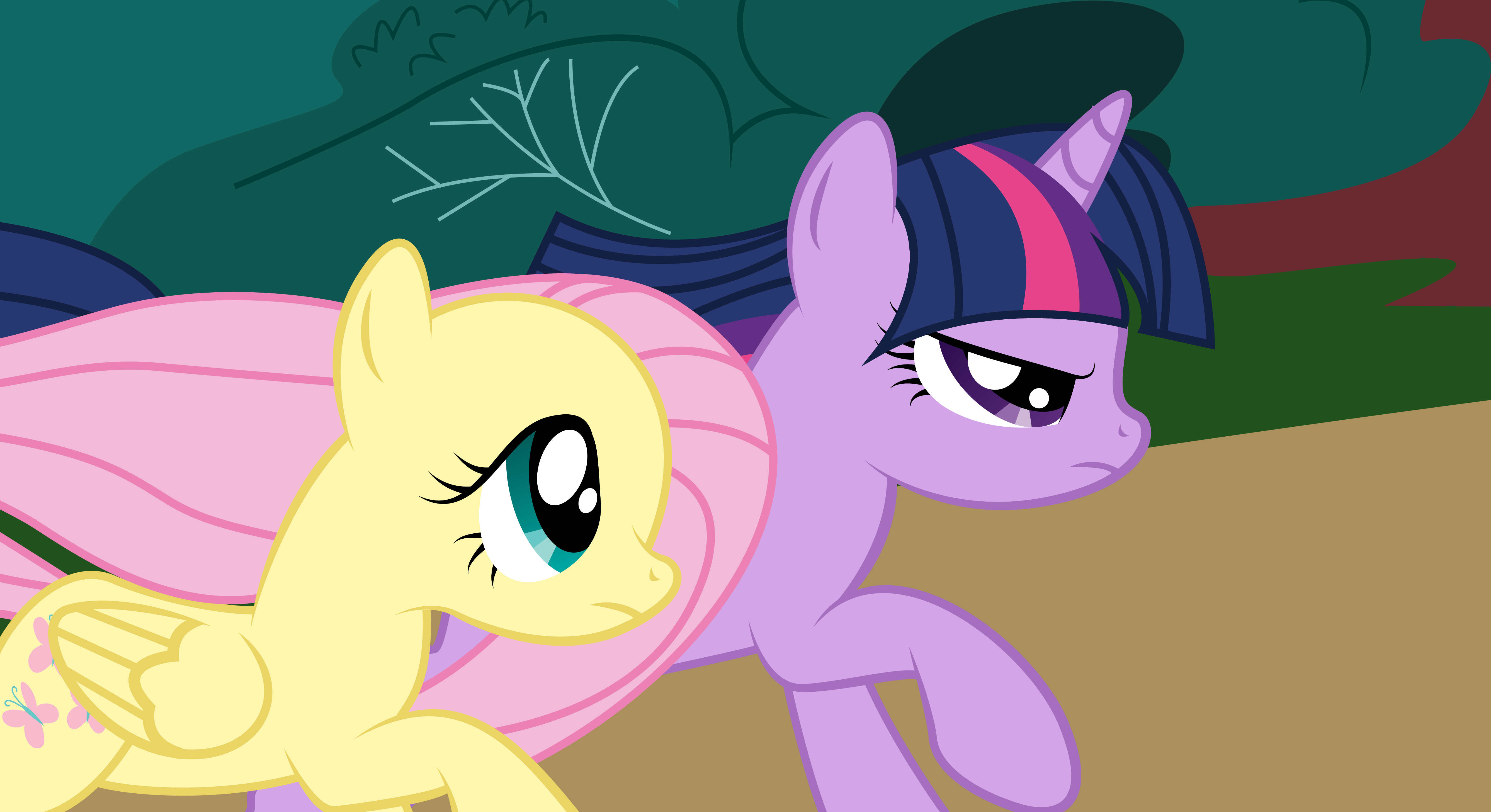Twilight Sparkle and Fluttershy sing by Tardifice on 