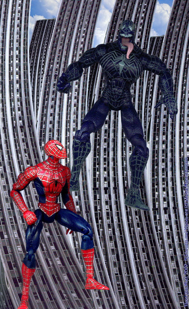 Spiderman VS Venom by HeroKenFlatt on DeviantArt