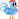 .:F2U:. Small Pixel Chicken Boing -Blue V2