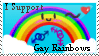 .::.Gay Rainbow Stamp.::. by psykii